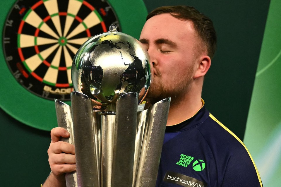 Twelve months after losing, Littler finally got to kiss the Sid Waddell trophy as he beat Van Gerwen