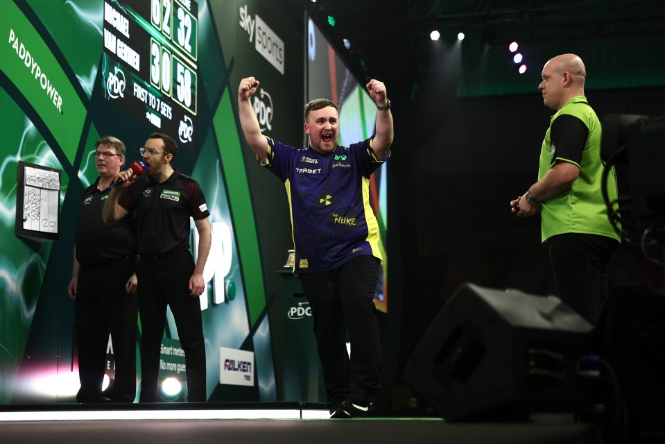 Littler was overcome with emotion after his record-breaking night