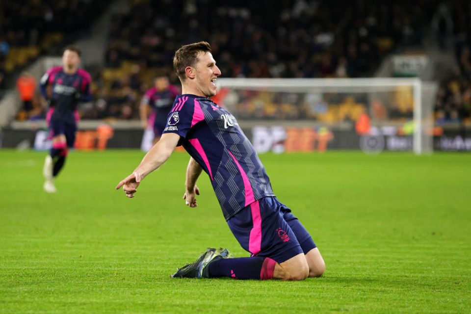 Chris Wood scored his 12th goal of the season to double his side's lead