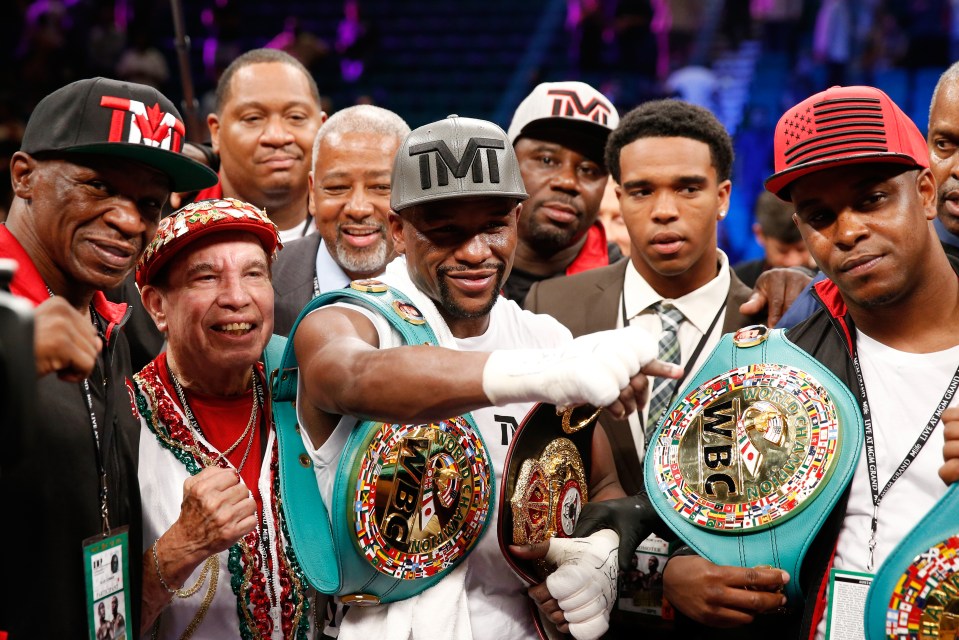 Mayweather retired in 2017 with an undefeated 50-0 record