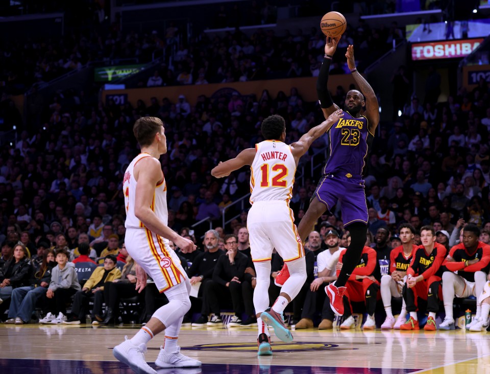 James passed another of MJ's records on Friday night