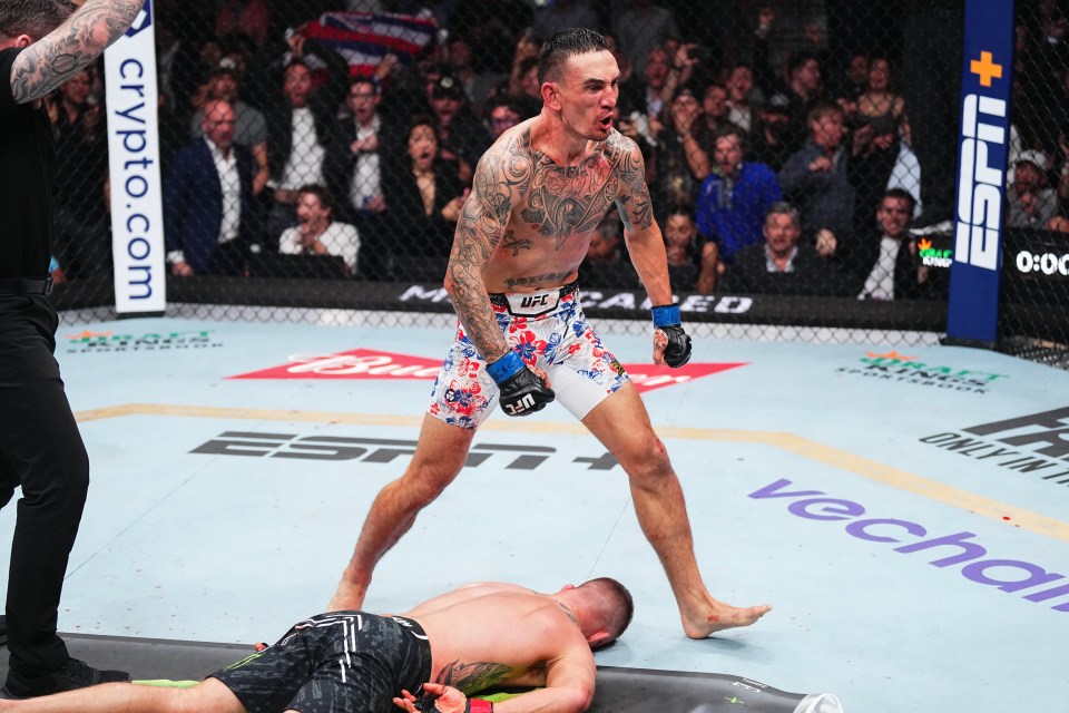 But the MMA icon takes No.1 spot for his KO over Justin Gaethje at UFC 300