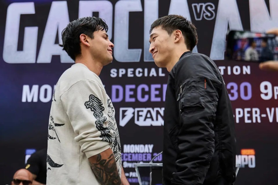 Garcia was supposed to box Anpo in December but he injured his wrist